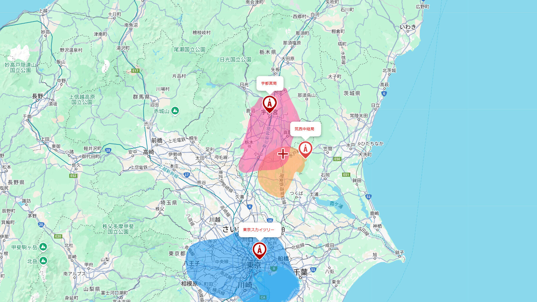 筑西市の電波事情